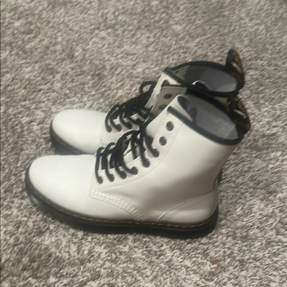 Classic White Boots